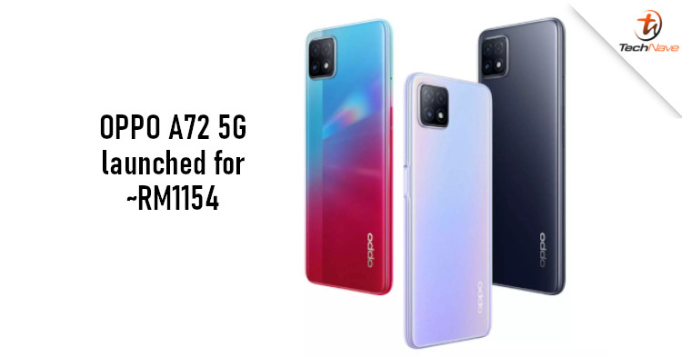 OPPO A72 5G release: Dimensity 720 5G chipset, 90Hz display and 16MP main camera for ~RM1154