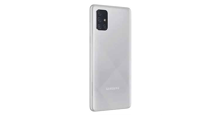 samsung galaxy a71 haze crush silver