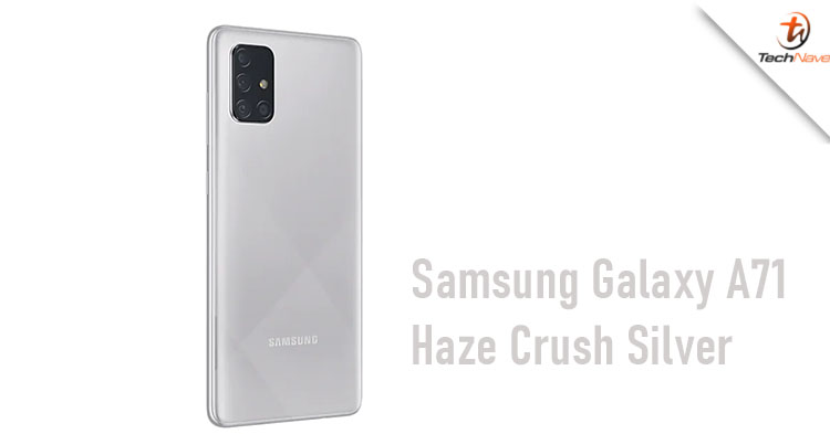 samsung galaxy a71 haze crush silver