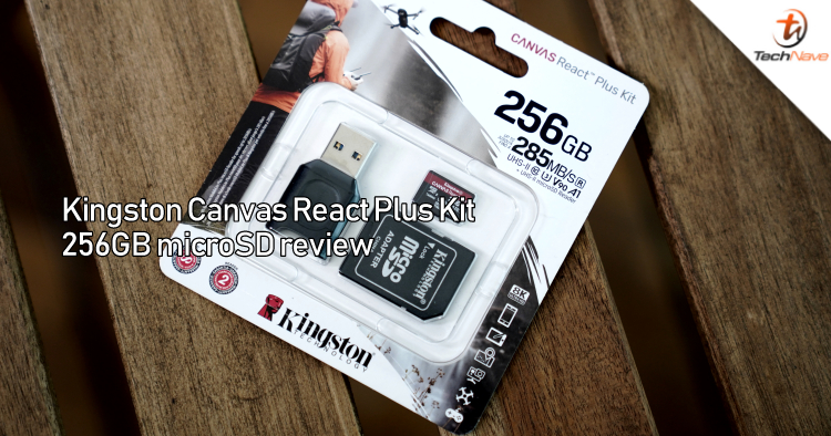 Kingston Canvas React Plus Kit 256GB review - Fast microSD card for the 4K / 8K videographers