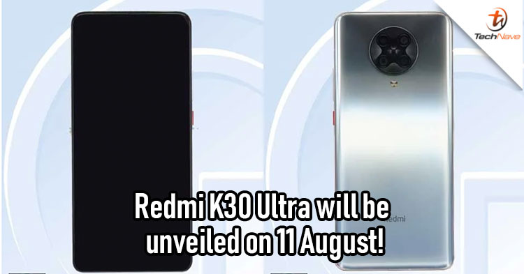 The Redmi K30 Ultra will be launching on 11 August sporting a 64MP quad camera setup!