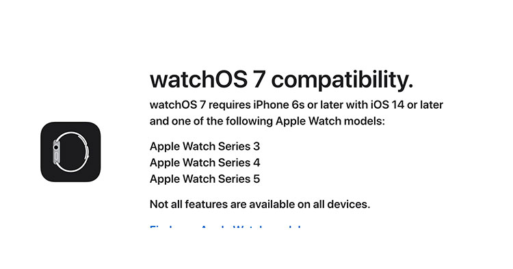 Apple watchos store 6 compatibility