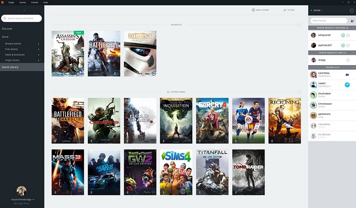 EA's Origin Client is Getting a New Look (Closed Beta Preview