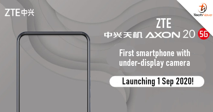 ZTE set to launch the Axon 20 5G on 1 September 2020