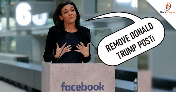 Is Facebook going to remove Donald Trump’s post?