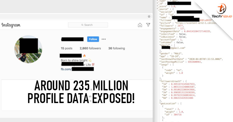 Around 235 million TikTok, Instagram, as well as Youtube profile data may have been exposed