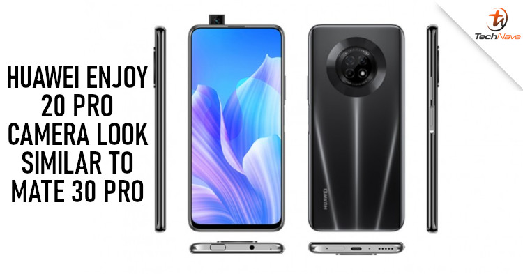 Renders of the Huawei Enjoy 20 Plus hints that it may have Mate 30 Pro's camera design