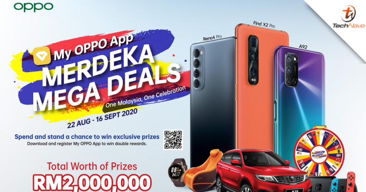 OPPO Merdeka Mega deals include discount deals and the chance to win a Proton X70
