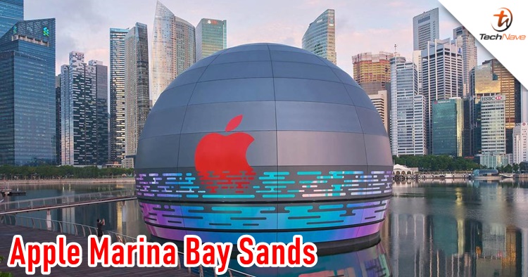 Here are some first look photos of the upcoming Apple Marina Bay Sands store