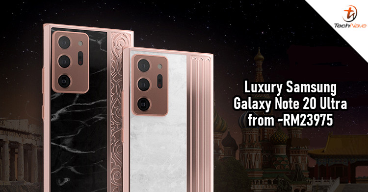 Caviar's custom Samsung Galaxy Note 20 Ultra phones come with marble and gold plating