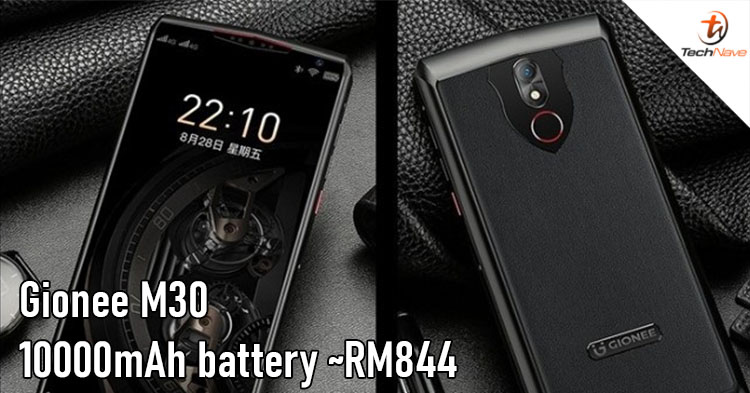 The Gionee M30 comes with a 10000mAh battery capacity for the price of ~RM844