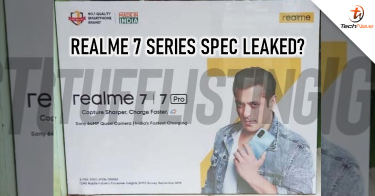 Tech specs of the realme 7 Pro may have been leaked on Twitter