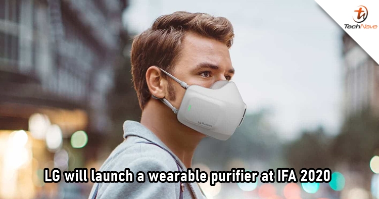 This LG mask not only keeps you safe, but also purifies your air