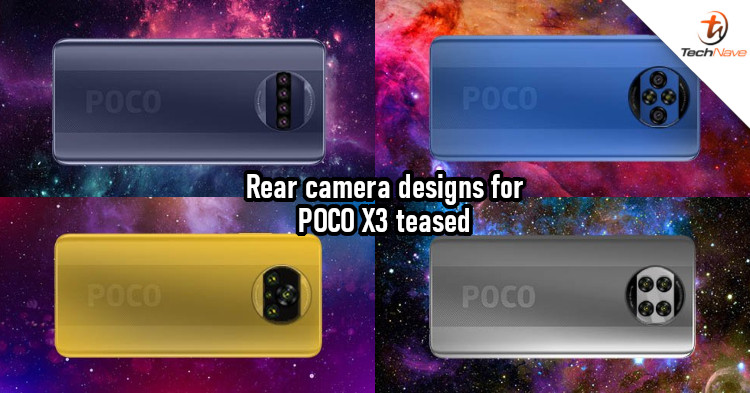 Latest POCO teaser shows 4 alleged camera designs for POCO X3
