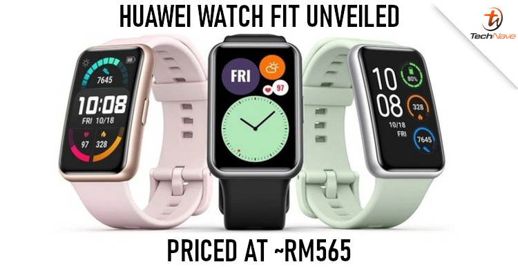 Huawei Watch Fit release: Heart-rate tracker and AMOLED display at ~RM565