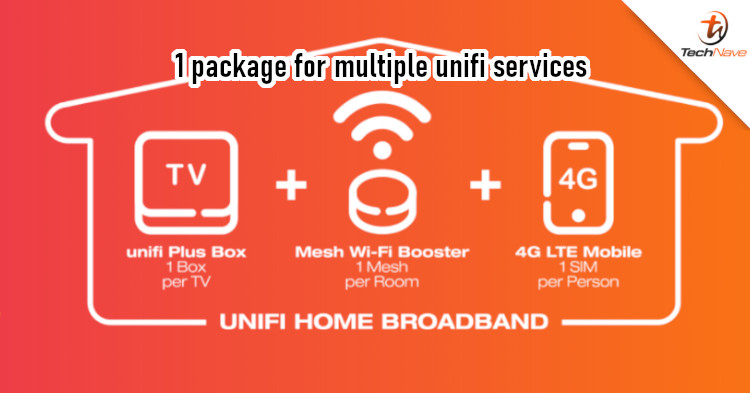 TM unifi now offers unifi 4G, TV, and Mesh WiFi in one combined package