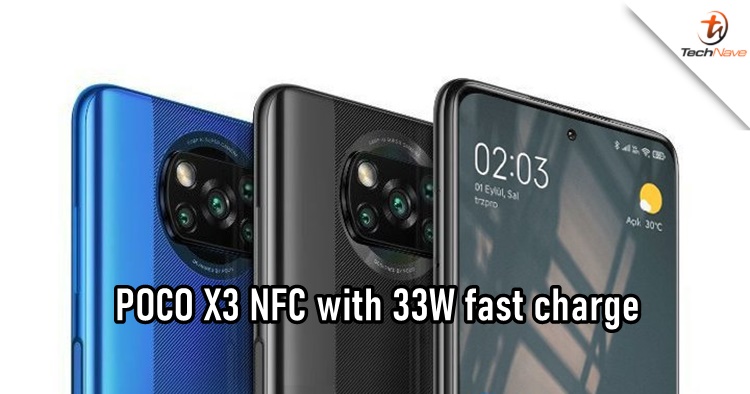 33W Fast Charge spotted on POCO X3 NFC certification and new image renders