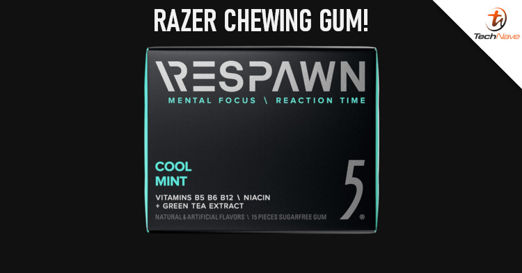Razer unveiled their own RESPAWN chewing gum priced at ~RM116 for 10 packs