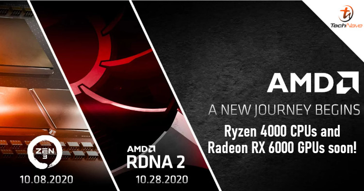 AMD will launch Zen 3 CPUs and RDNA 2 GPUs in October 2020