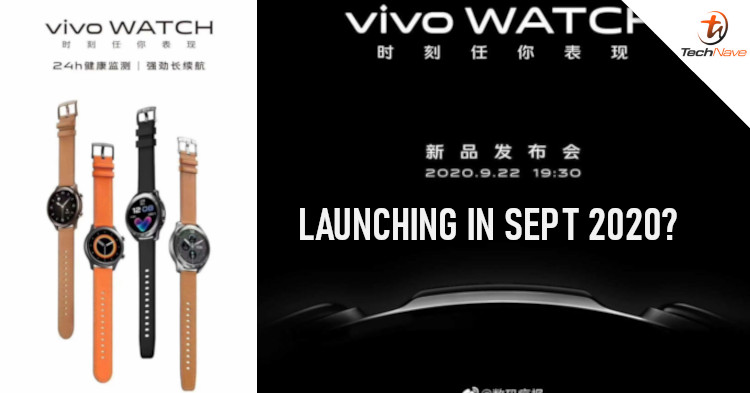 vivo Malaysia teased that the vivo Watch might be unveiled by end of September 2020