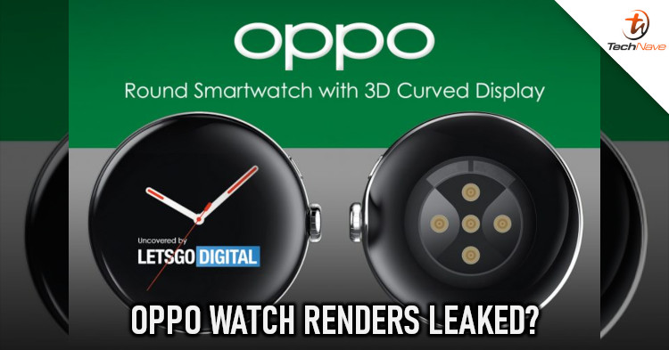 Leaked renders of the OPPO Watch hints a round watch face with 3D Curved Display