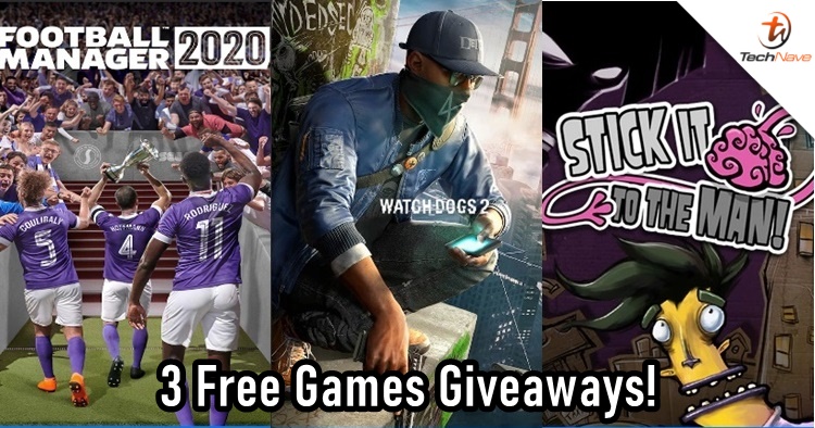 Epic Games Store giving away Watch Dogs 2, Football Manager 2020 & Stick It To The Man for free
