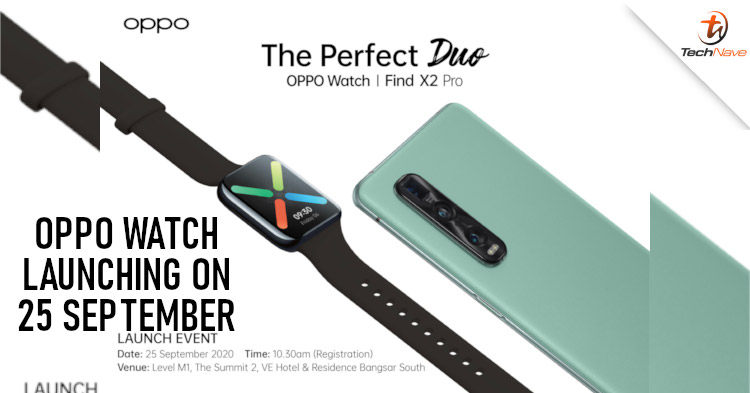 OPPO Watch as well as the OPPO Find X2 Pro Green Vegan Leather unveiling on 25 September 2020