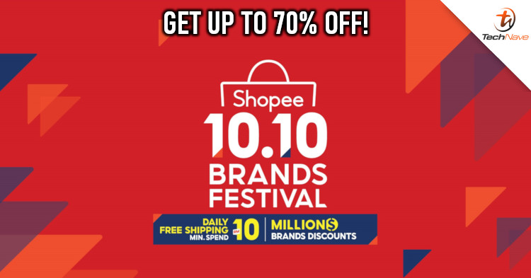Shopee announced the 10.10 Brands Festival where you can get 70% discount on selected products