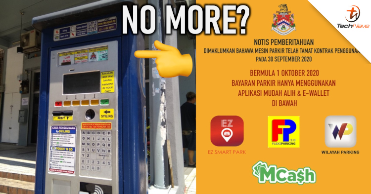 You will not be able to pay for parking via the DBKL parking payment machines from 1 October 2020 onwards