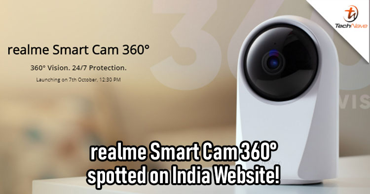 realme's first smart home security camera, realme Smart Cam 360° will be launching on 7th October