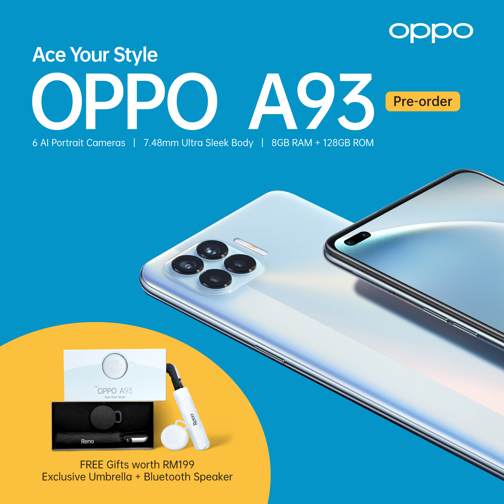 OPPO A93 is going to launch on 6 October with