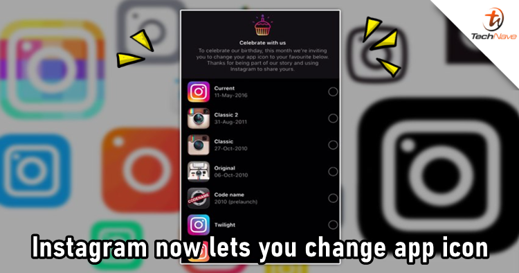 Instagram celebrates its 10th anniversary by letting you change the app icon