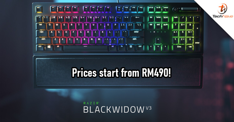 Razer BlackWidow V3 series release: New switches, stronger frame, and even a tenkeyless variant for RM490