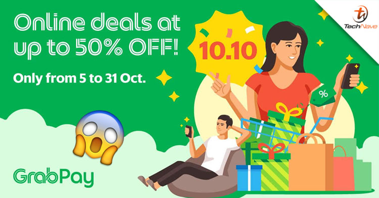 10.10 GrabPay campaign discount up to 50% off, from 5 October until 31 October