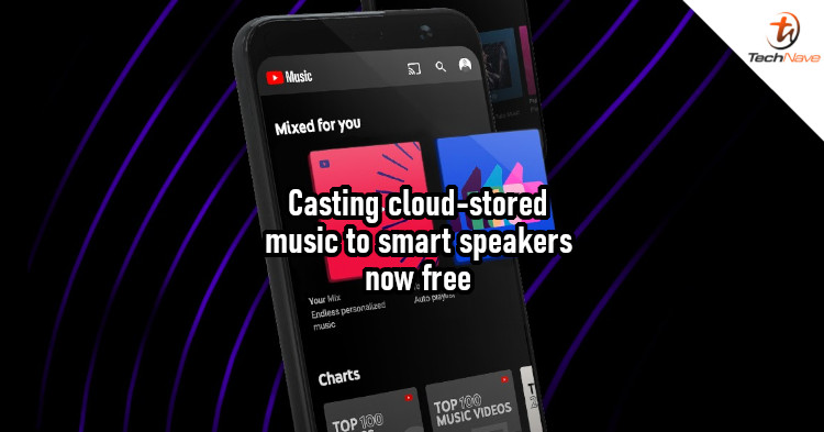 YouTube Music now lets you cast cloud-stored songs to smart speakers