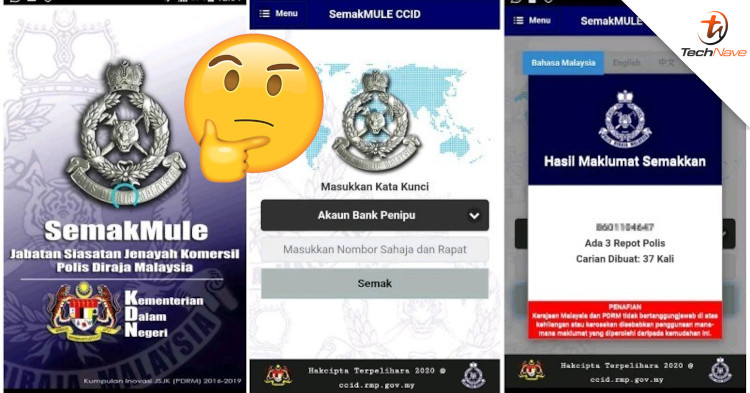 Avoid getting scammed by using the Semak Mule mobile app