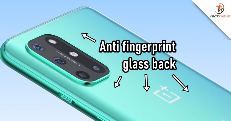 The OnePlus 8T will come with a new anti-fingerprint glossy glass back