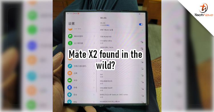 Huawei Mate X2 allegedly spotted, features identical design to Mate Xs