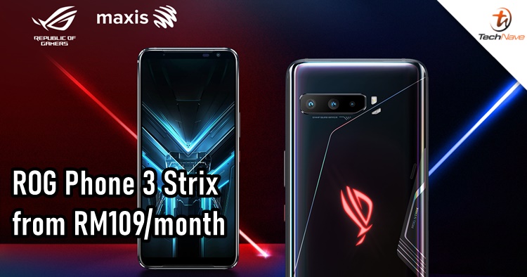 The ASUS ROG Phone 3 Strix is now available on Maxis Zerolution from as low as RM109/month