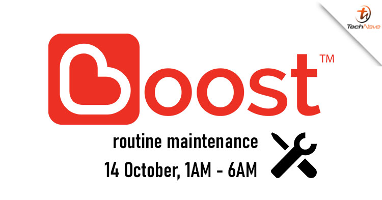 Boost will have routine maintenance on 14 October, from 1 AM to 6 AM