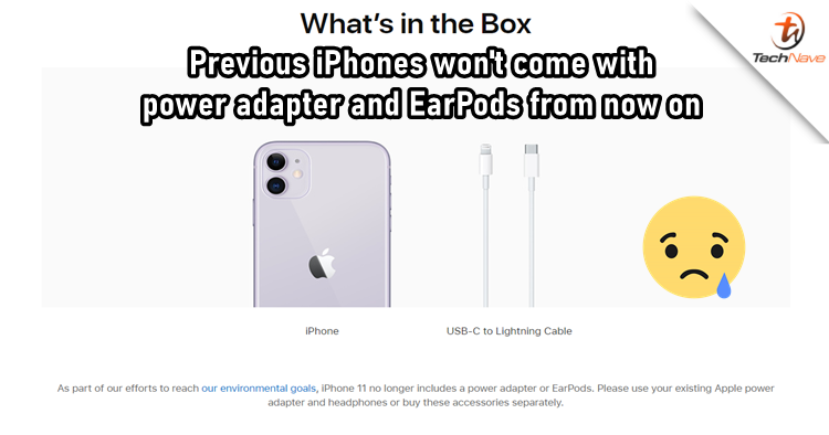 Previous iPhones will only come with a USB-C Lightning cable as well, except in France