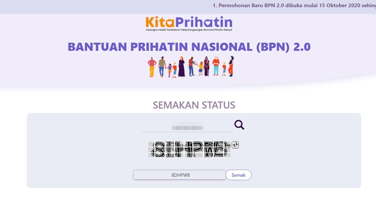 The Bantuan Prihatin Nasional Bpn 2 0 Online Application Is Now Available For You To Check Your Eligibility Technave