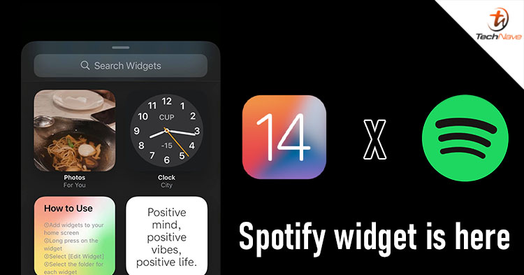 Spotify have rolled out their widget for iOS 14 users