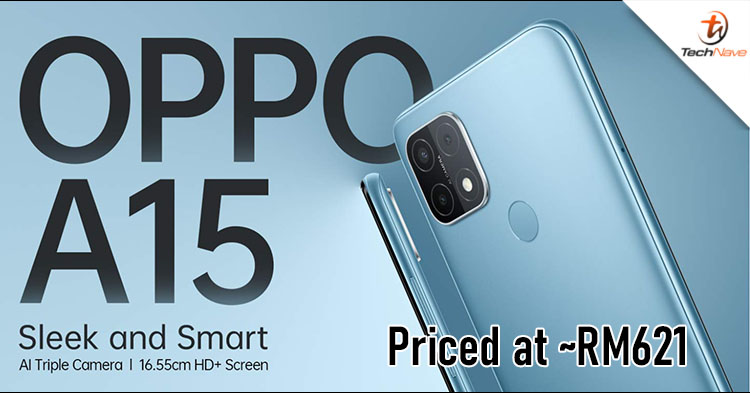 OPPO A15 release: Mediatek Helio P35 chipset and 4230mAh battery, priced at ~RM621