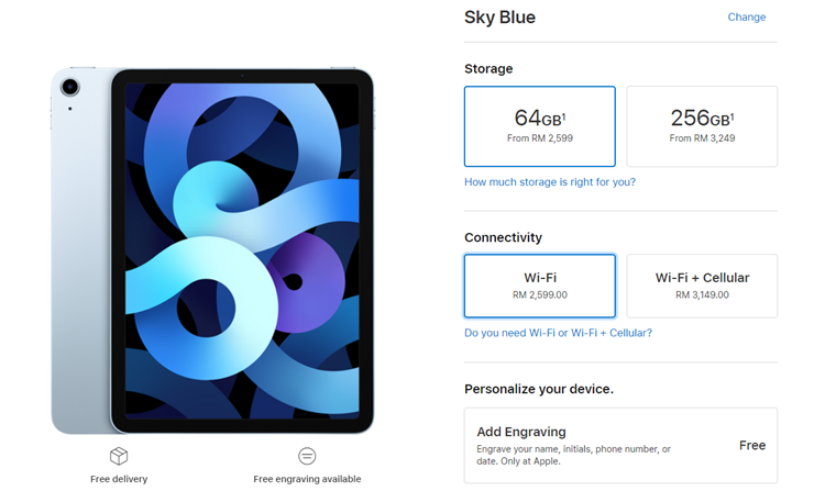 I pad price in malaysia