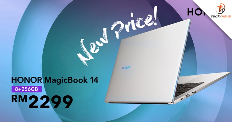 HONOR MagicBook 14 price tag has dropped to RM2299