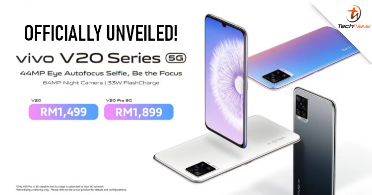 vivo V20 series Malaysia release: 44MP selfie camera and up to SD765G from RM1499