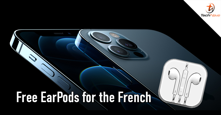 The iPhone 12 and 12 Pro boxes in France come with EarPods for free