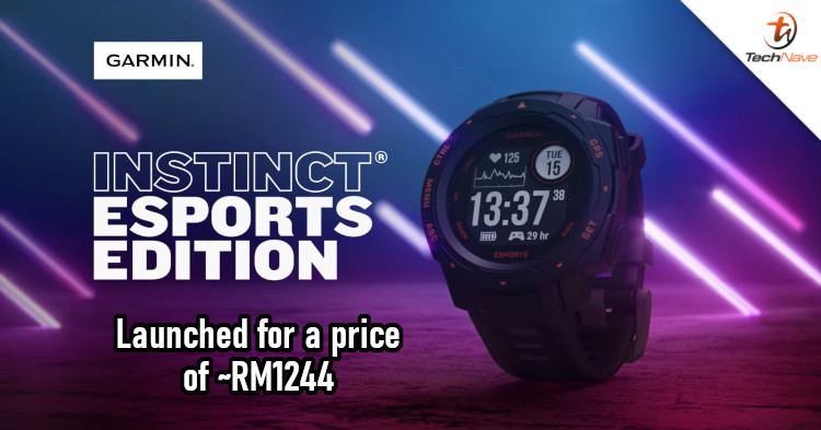 Garmin Instinct Esports Edition release: Dedicated esports profile, game stream integration, and longer battery for ~RM1244