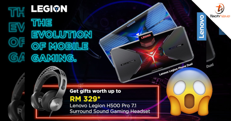Get free gifts worth RM329 when you pre-order the Lenovo Legion Phone Duel from RM3399